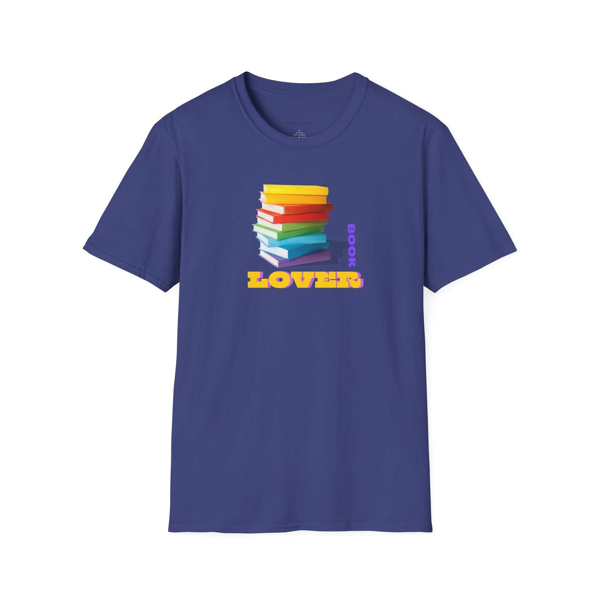 Book Lover T-Shirt | Colorful Book Stack Reader Tee