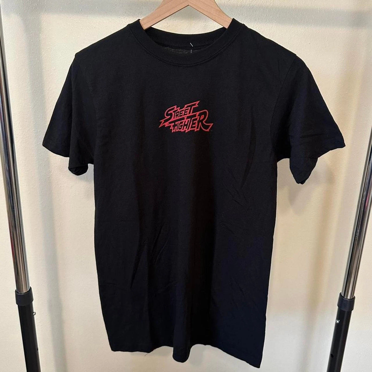 Y2K Street fighter Video Game Promo Black T-Shirt