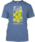 Pickling Season Funny Pickleball - T-Shirt Made in the USA Size S to 5XL