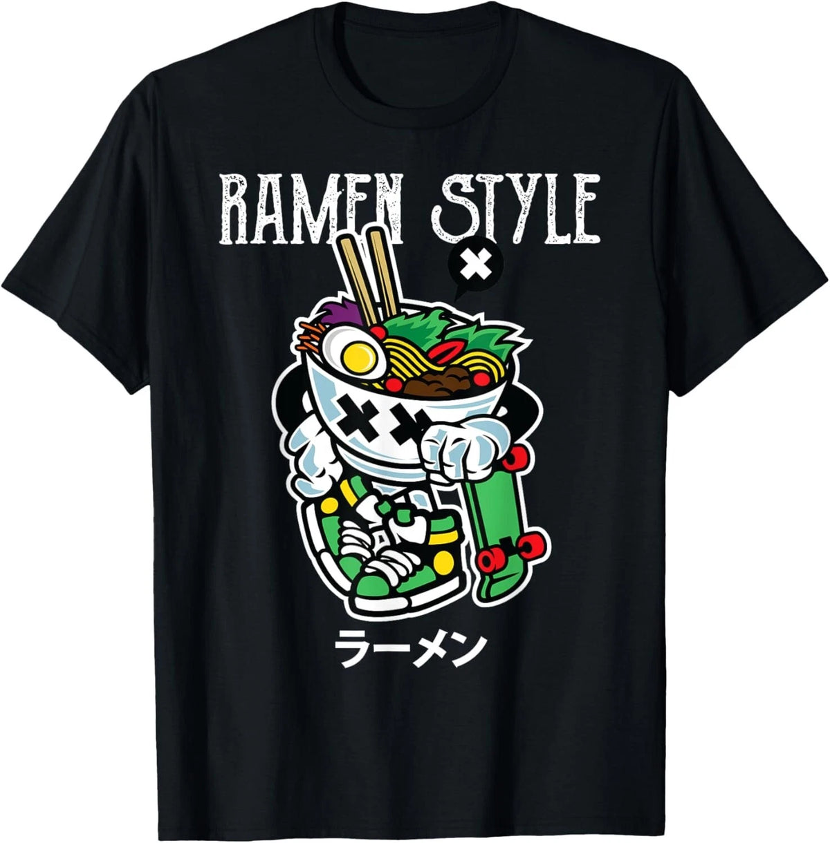 Japanese Ramen Shirt Ramen Style Skater Graffiti Gift Unisex T-Shirt