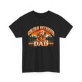 Golden Retriever Dad Shirt Vintage Retro Dog Lover Outdoor Graphic Tee