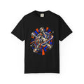 Orbit Engine Constructivist Machine T-Shirt Black Front Print