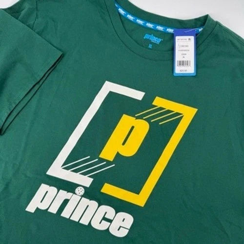 Prince Pickleball Mens XL Evergreen Graphic T-Shirt Z2594 Green Short Sleeve New