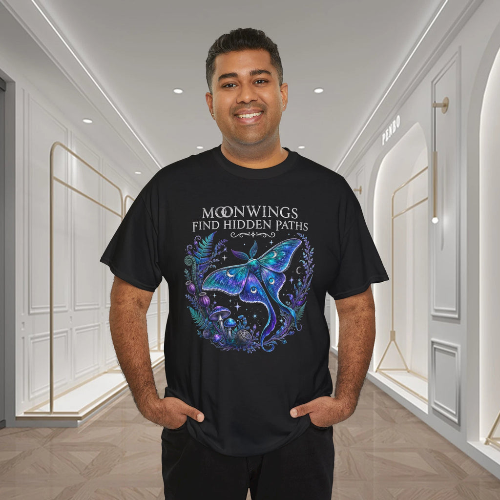 Moonwings Find Hidden Paths Luna Moth Graphic T-Shirt