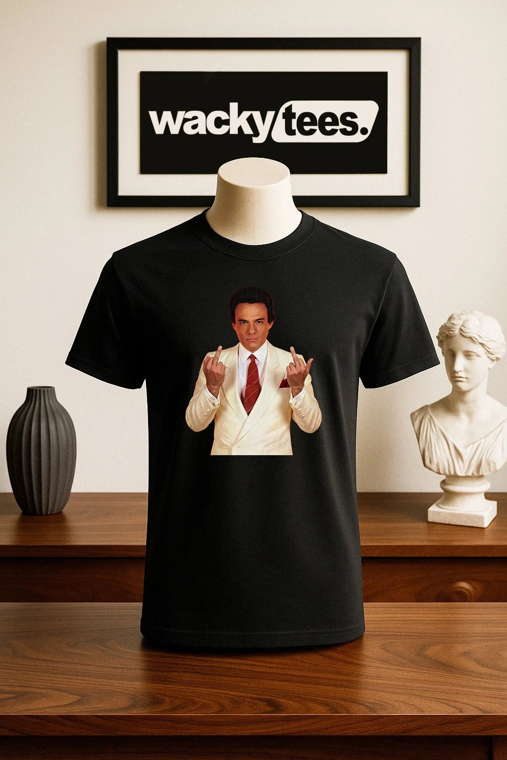 Jose Jose Flipping The Bird Vintage Classic Iconic Mexican Singer Graphic Shirt