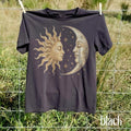 Vintage Sun Moon Celestial Shirt, Retro Mystic Astrology Graphic Tee