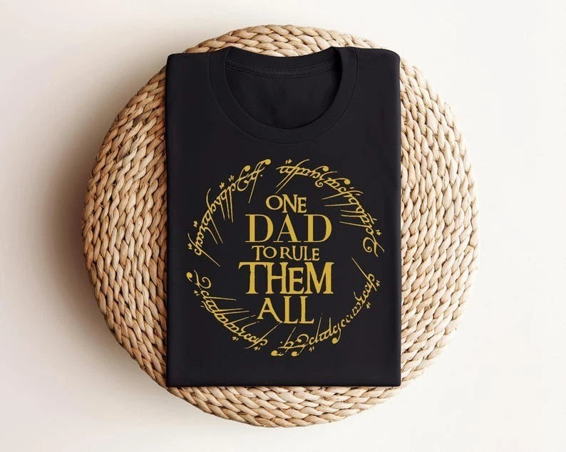 One Dad To Rule Them All Shirt, Trendy Fathers Day Gift Shirt, Lotr Dad Shirt