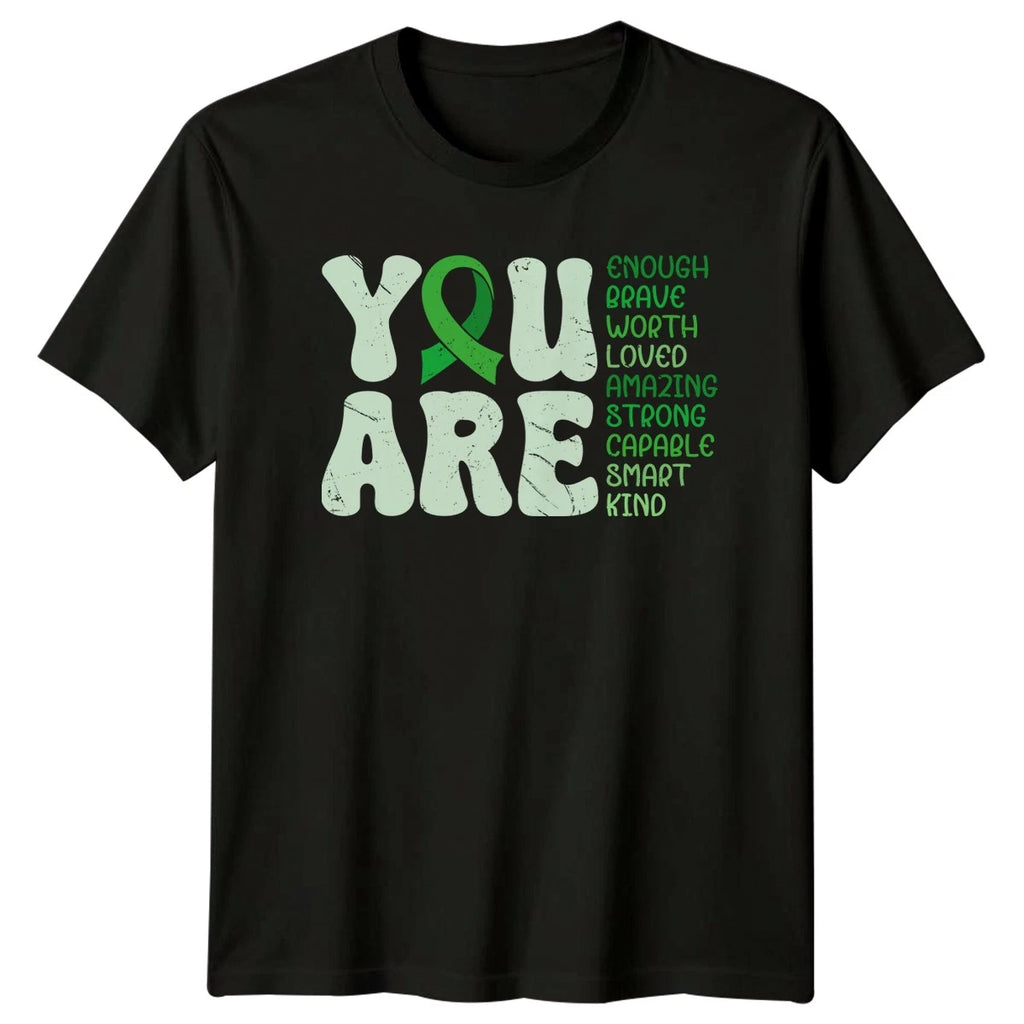 You Are Enough Brave Worth T-Shirt Mental Health Support Mental Health Awareness