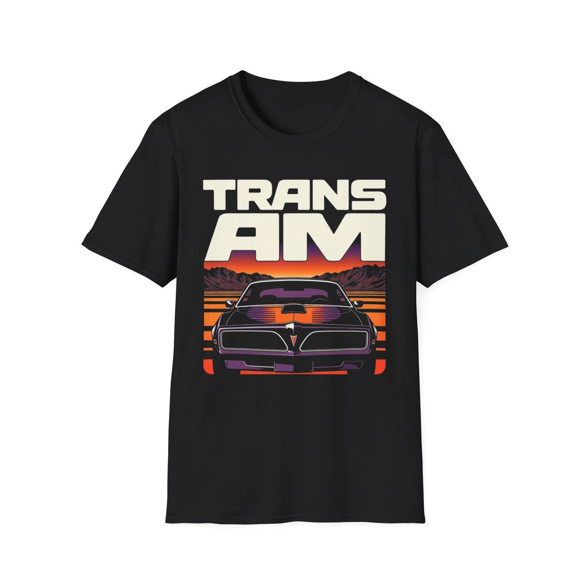 Trans Am Retro Sunset Car T-Shirt Classic Performance Graphic Tee