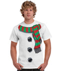 Snowman Christmas Costume Adult T-Shirt
