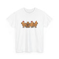 Capybara Herd Shirt Christmas Creatures Gift Women Illustration Tee Rodent