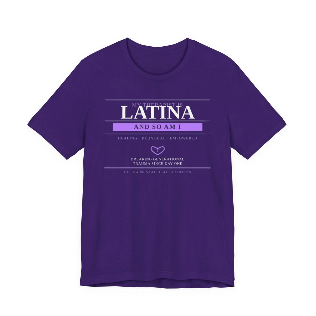 Latina Therapist T-Shirt | Mental Health Gift | Bilingual Therapy Tee | Healing