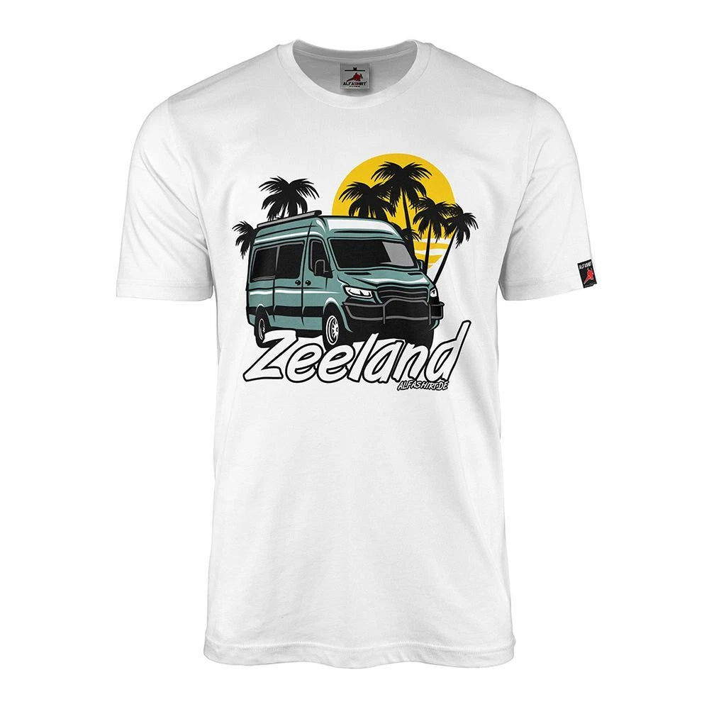 Long Beach Zeeland Sea Water Van Life Summer Netherlands T-Shirt#37027