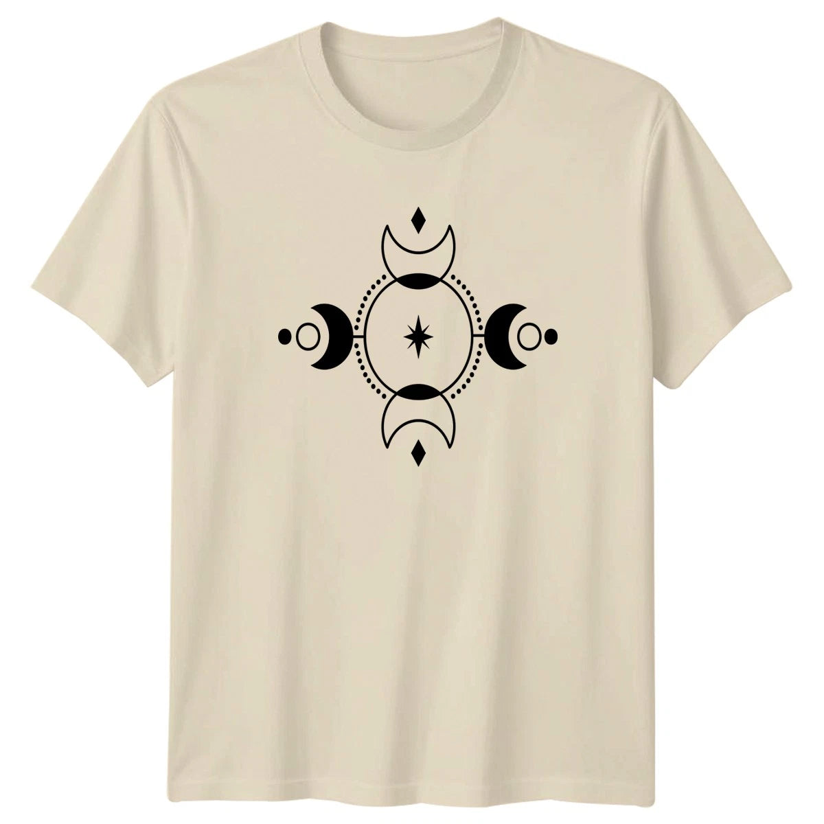 Celestial Moon Phases Star Mandala T-Shirt Moon Phases Celestial Birthday Gift