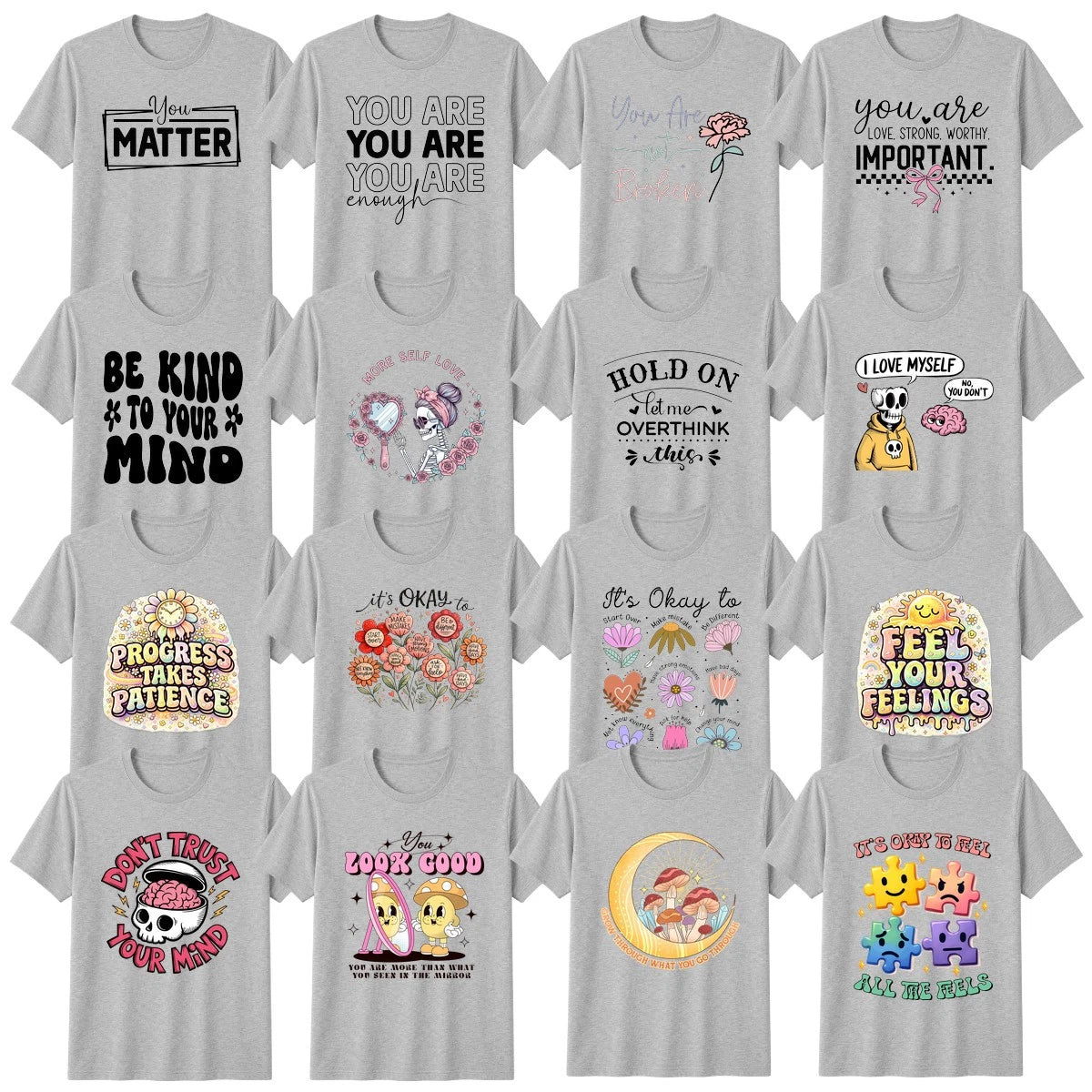Inspirational Mindfulness T-Shirt Positive Vibes Gift