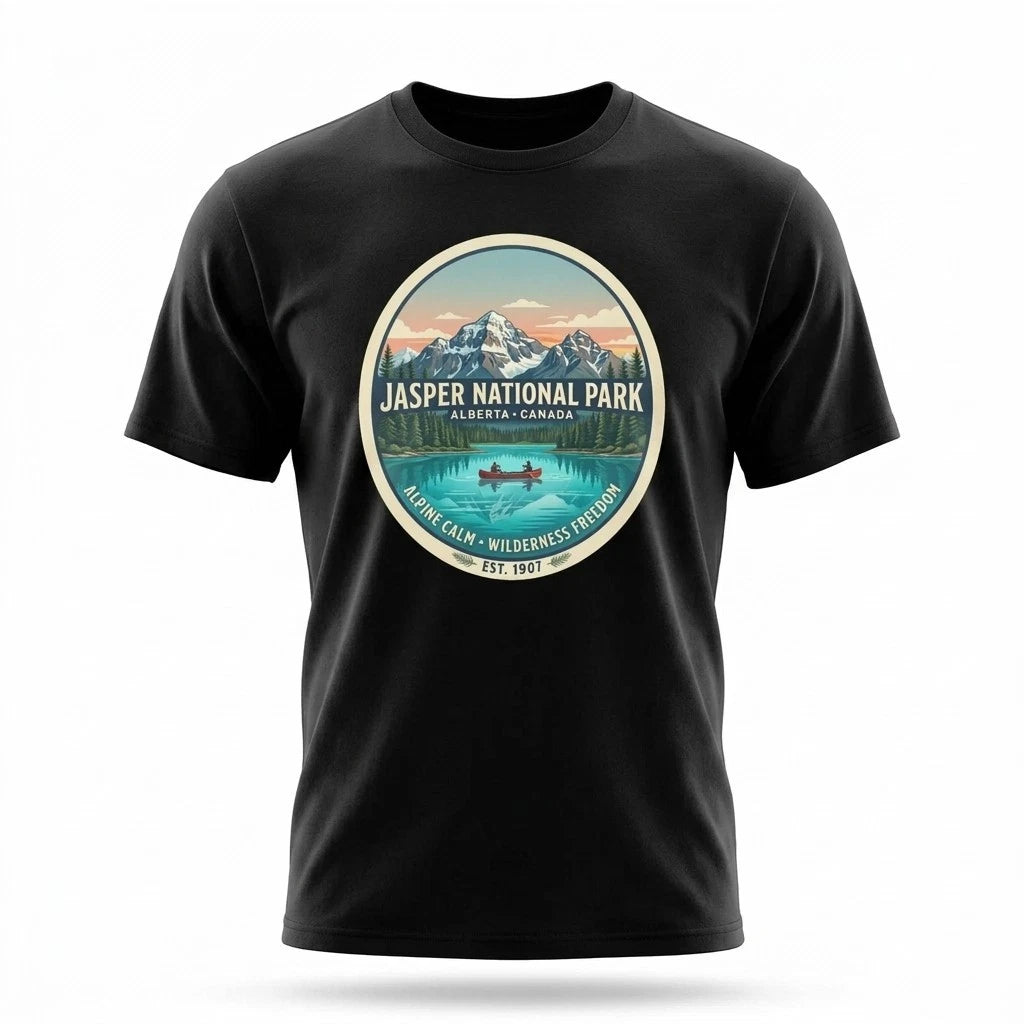 Jasper National Park Alberta Canada Graphic T-Shirt Unisex Travel Tee