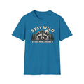 Stay Wild Take More Breaks T-Shirt: Funny Raccoon Outdoor Graphic