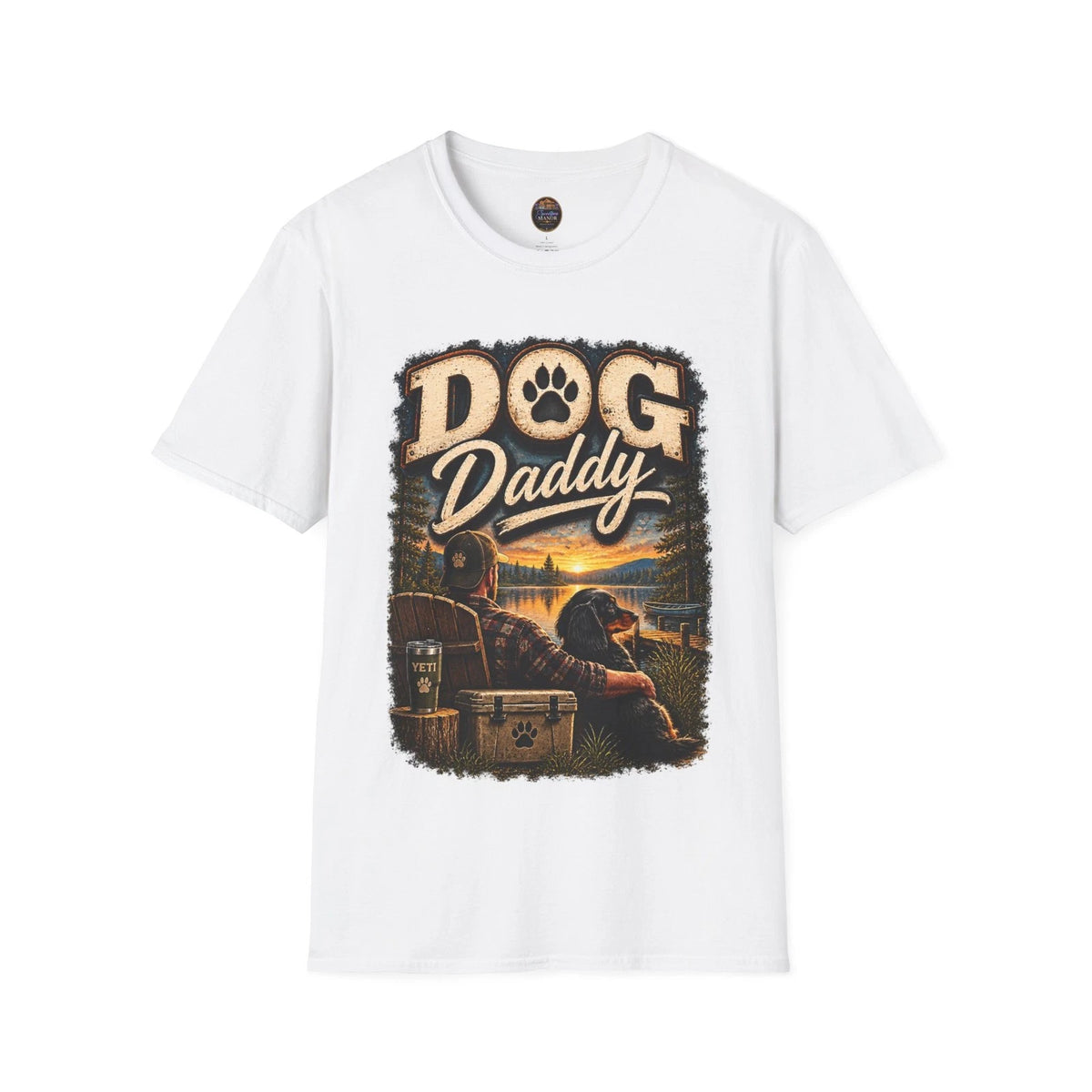 Dog Daddy T-Shirt | Rustic Pet Lover, Christian Proverbs Design