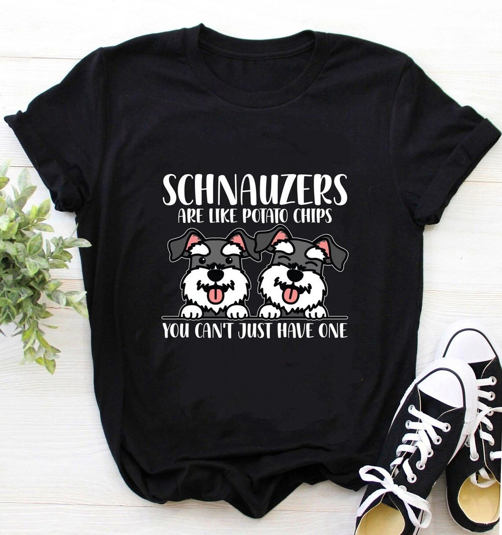 Schnauzers Are Like Dog Owner Schnauzer Shirt Funny Tee