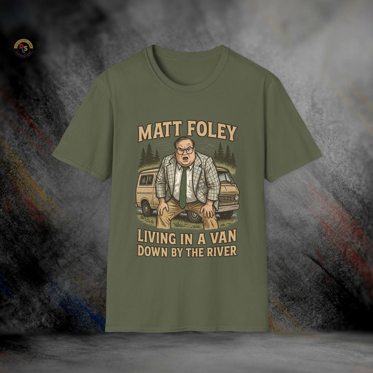Matt Foley Van Down by the River T-Shirt | Softstyle Tee