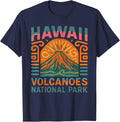 Vintage Hawaii Volcanoes National Park Retro T-Shirt