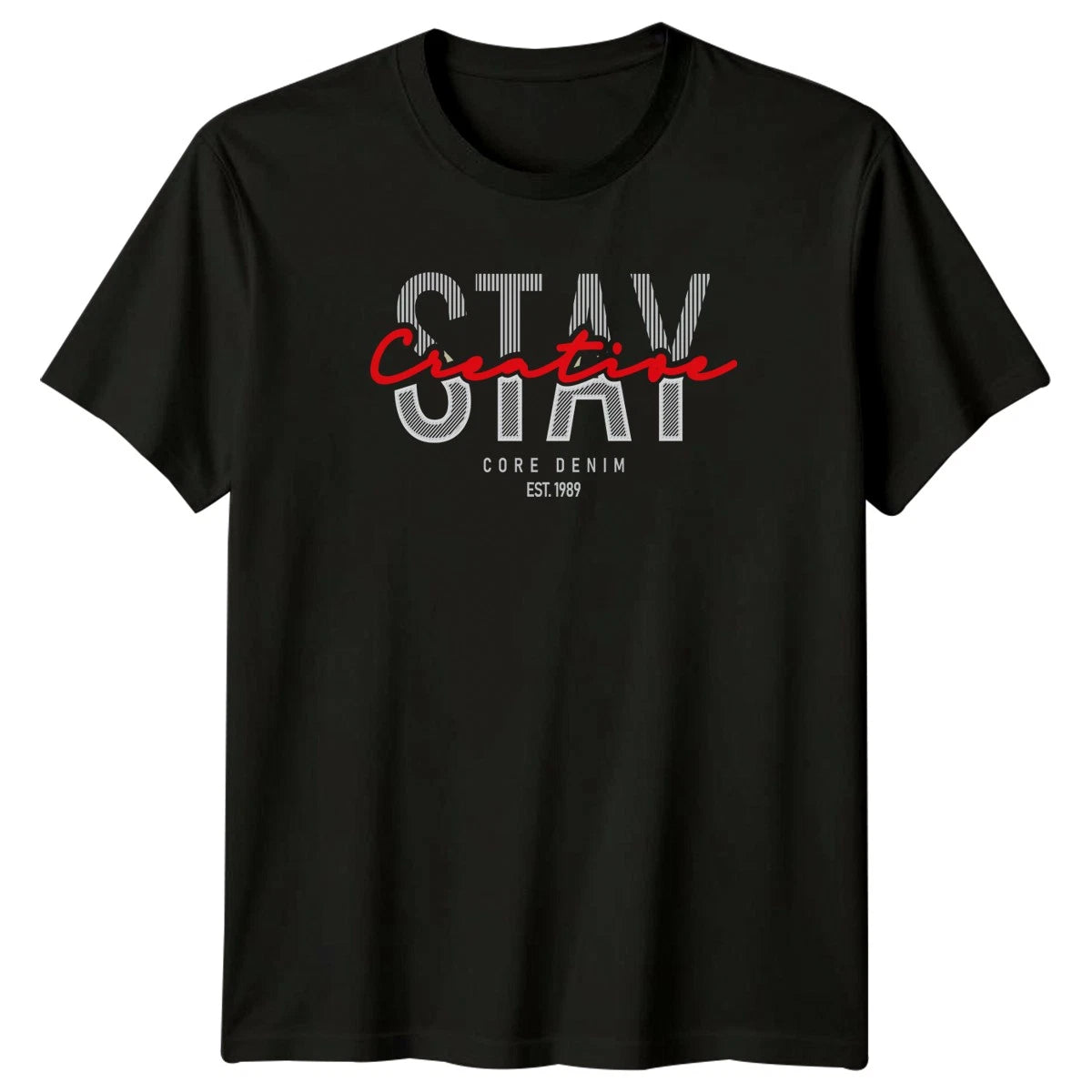 Stay Creative T-Shirt Artistic Graphic Tee Gift For Him And Her