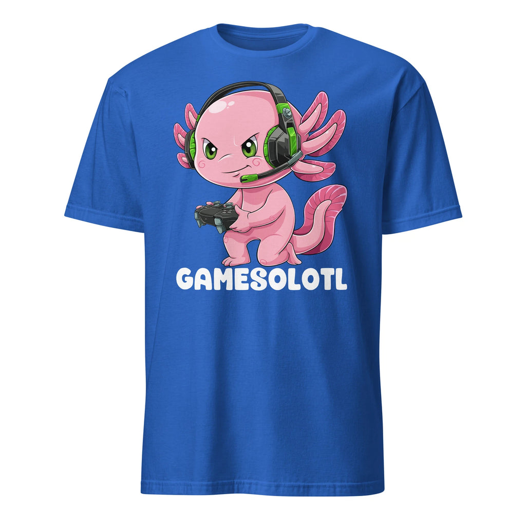 Gamer Axolotl Shirt Funny Gamesolotl Axolotl Gaming T-Shirt Size S-3XL Gift Tee