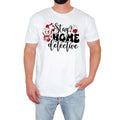 Stay At Home Detective Mens T-Shirt True Crime Funny Novelty Gift For Him