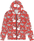Ugly Christmas Zipper 3D Hoodie Xmas Long Sleeve HS1567