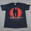 Freddy Vs Jason Shirt Mens Large Black Horror Movie Anvil Film Vintage 2004