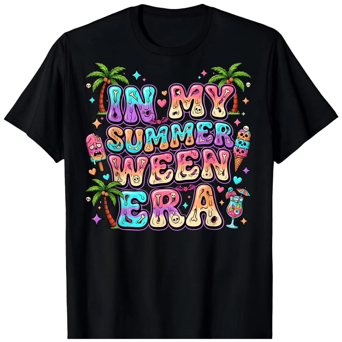 IN My Summer Ween Era BLACK T-Shirt 1799