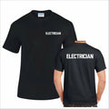 ELECTRICIAN Printed T Shirts Industrial Office Uniform Work Wear Summer Tee Top