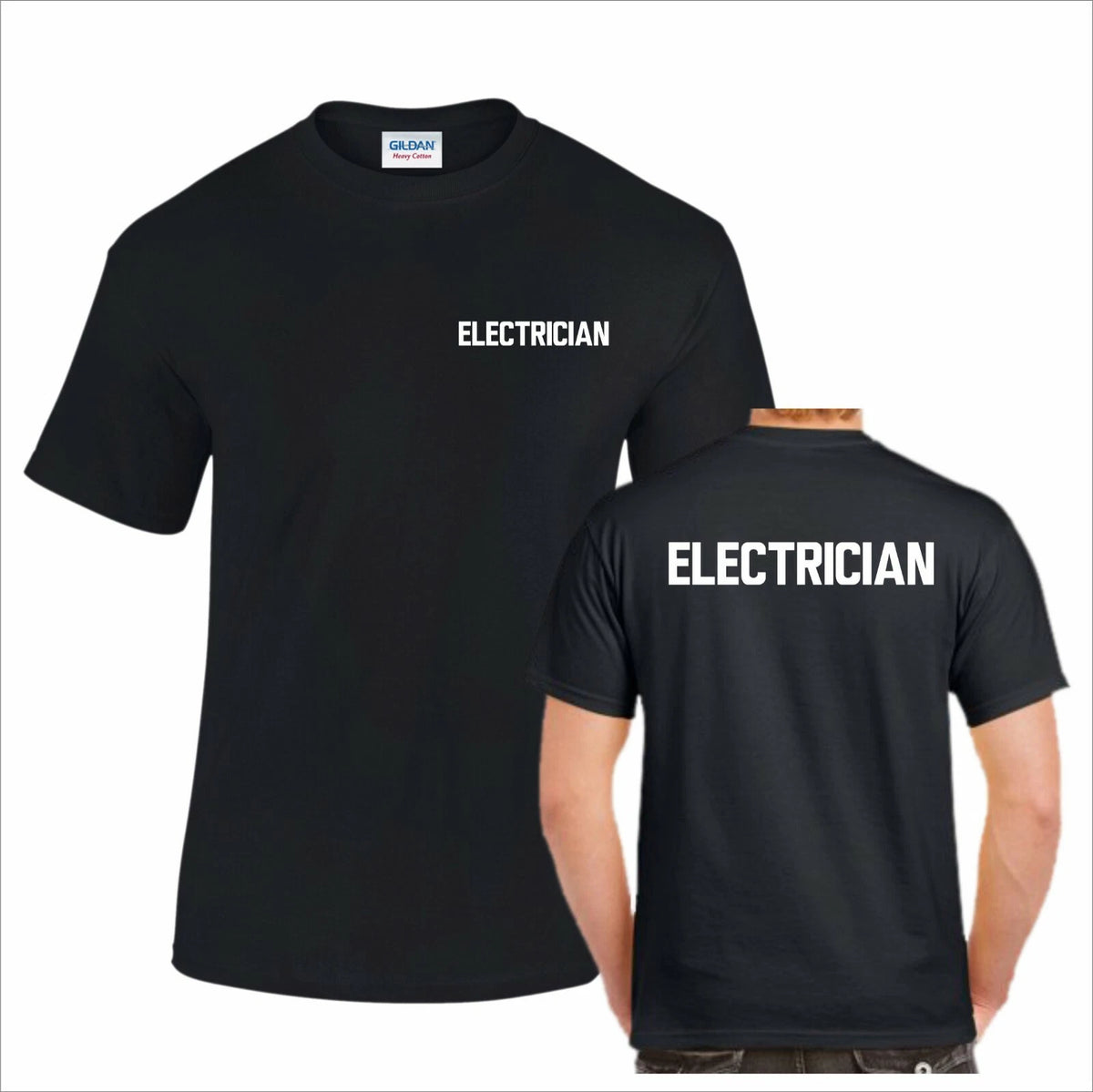 ELECTRICIAN Printed T Shirts Industrial Office Uniform Work Wear Summer Tee Top
