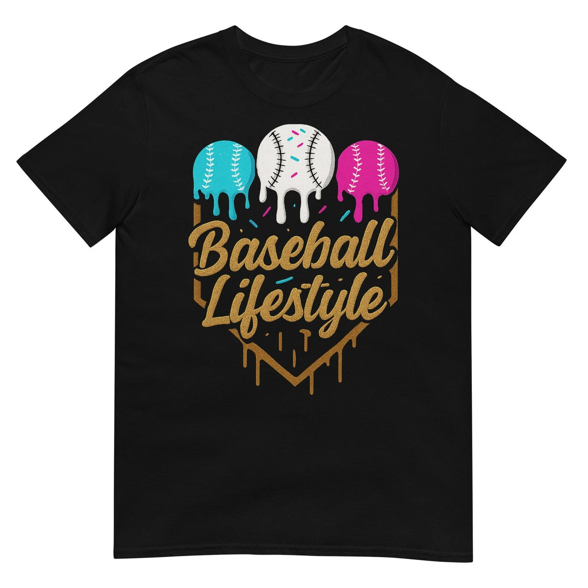 Baseball Lifestyle 101 Apparel Youth Baseball Drip Icecream T-Shirt (1)