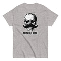 Funny Sarcastic Skull T-Shirt Dark Humor Weird Mustache Graphic Tee