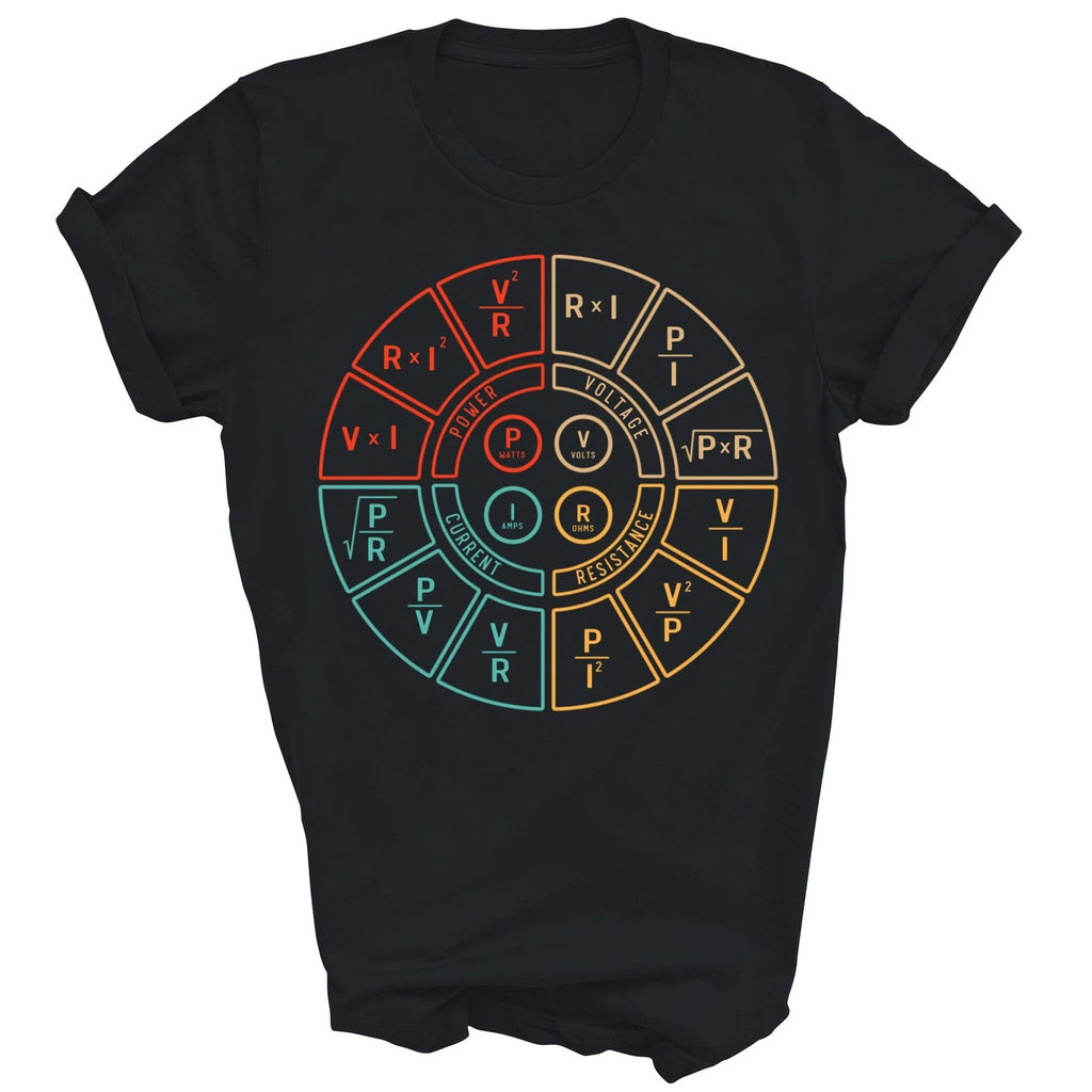 Ohms Law Diagram Electrical Engineer Electrician Unisex Shirt Gift