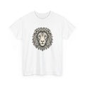 Lion Head Shirt Animals Astrology Gift Women Tribal Tee Lion T-Shirt Wildlife
