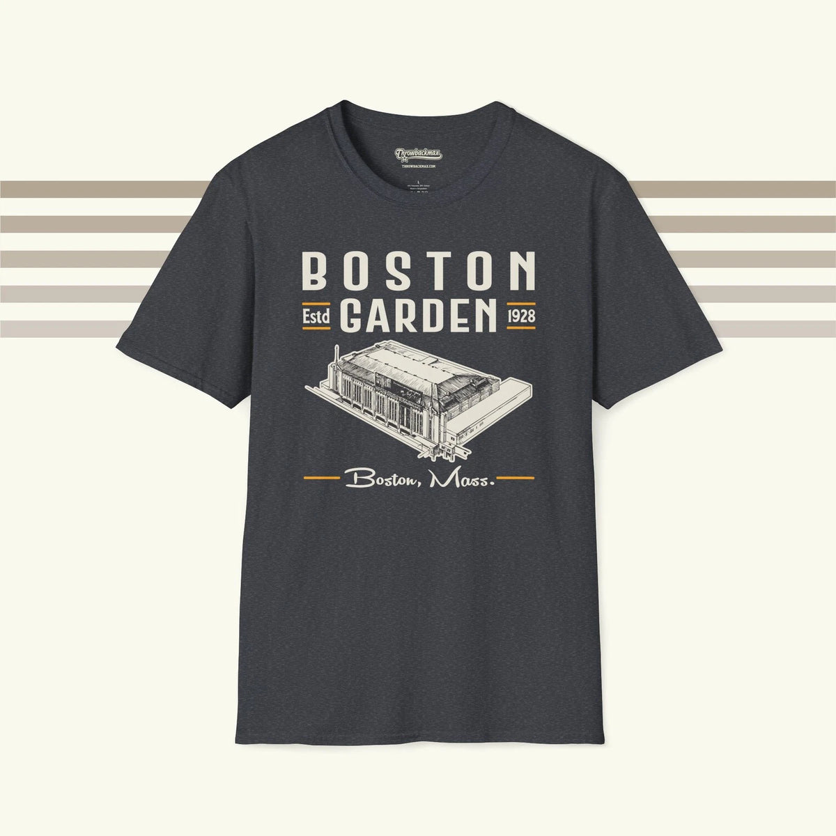 Boston Garden 1928 Premium Arena T-Shirt - Boston Bruins NHL Hockey
