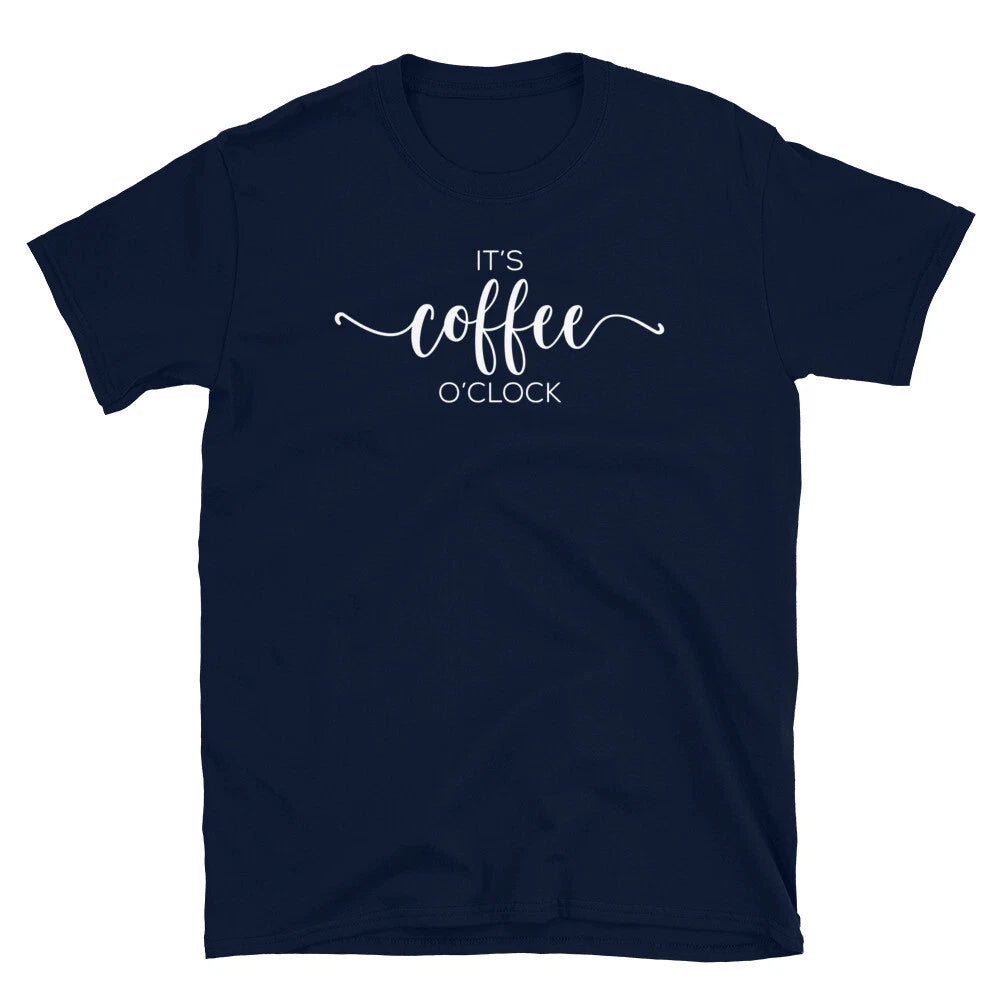 It's Coffee O'Clock Caffeine Barista Espresso Short-Sleeve Unisex T-Shirt