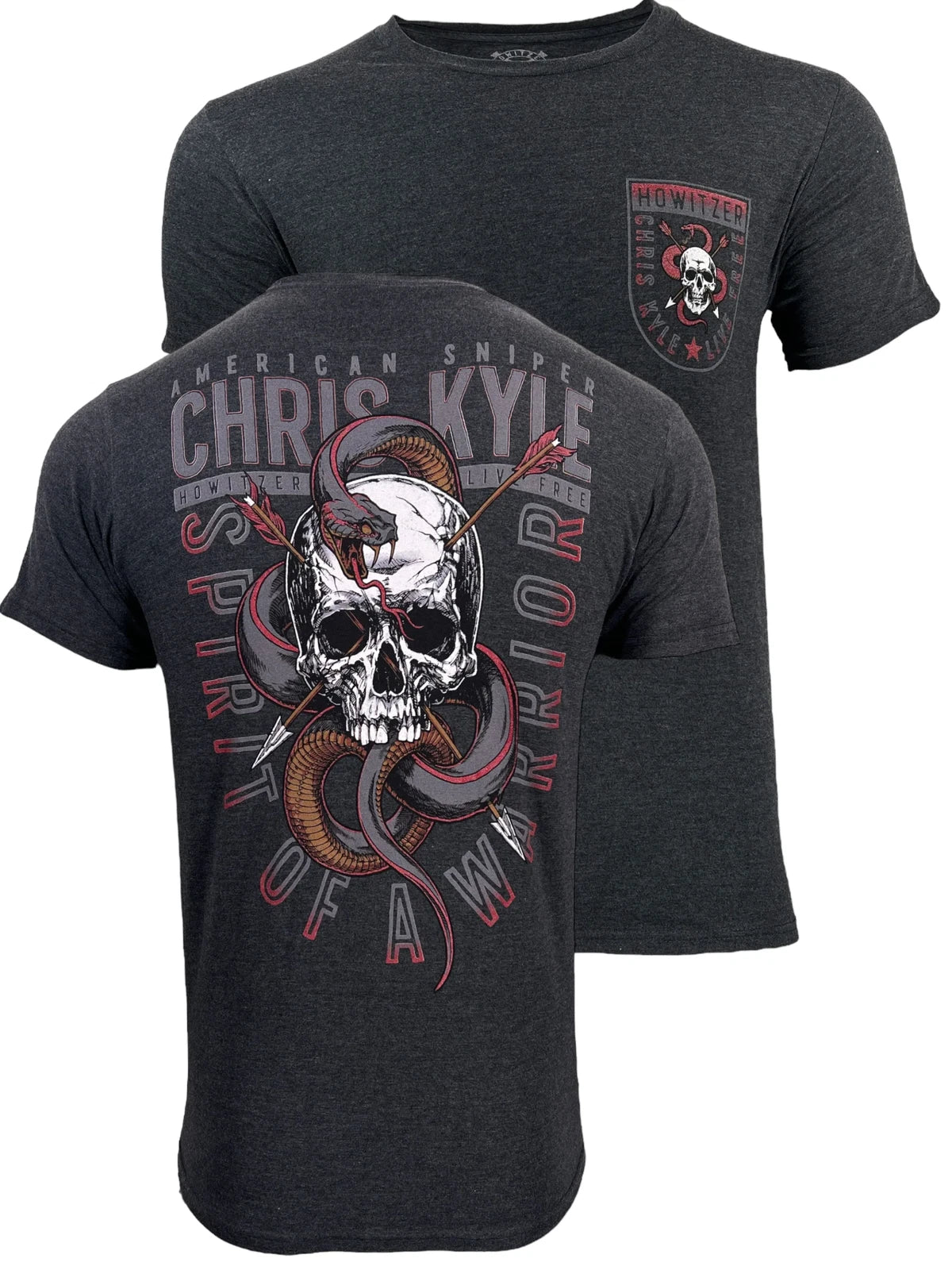 Howitzer Style Men's T-Shirt Chris Kyle Insignia Military Grunt MFG