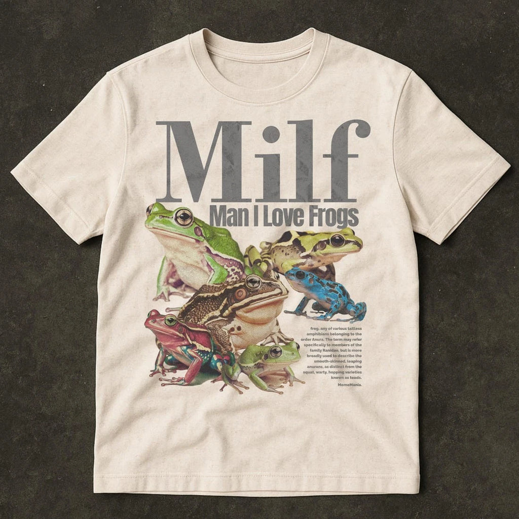 Man I Love Frogs T-Shirt, Meme Frog Shirt, Vintage Style Unisex T-Shirt,
