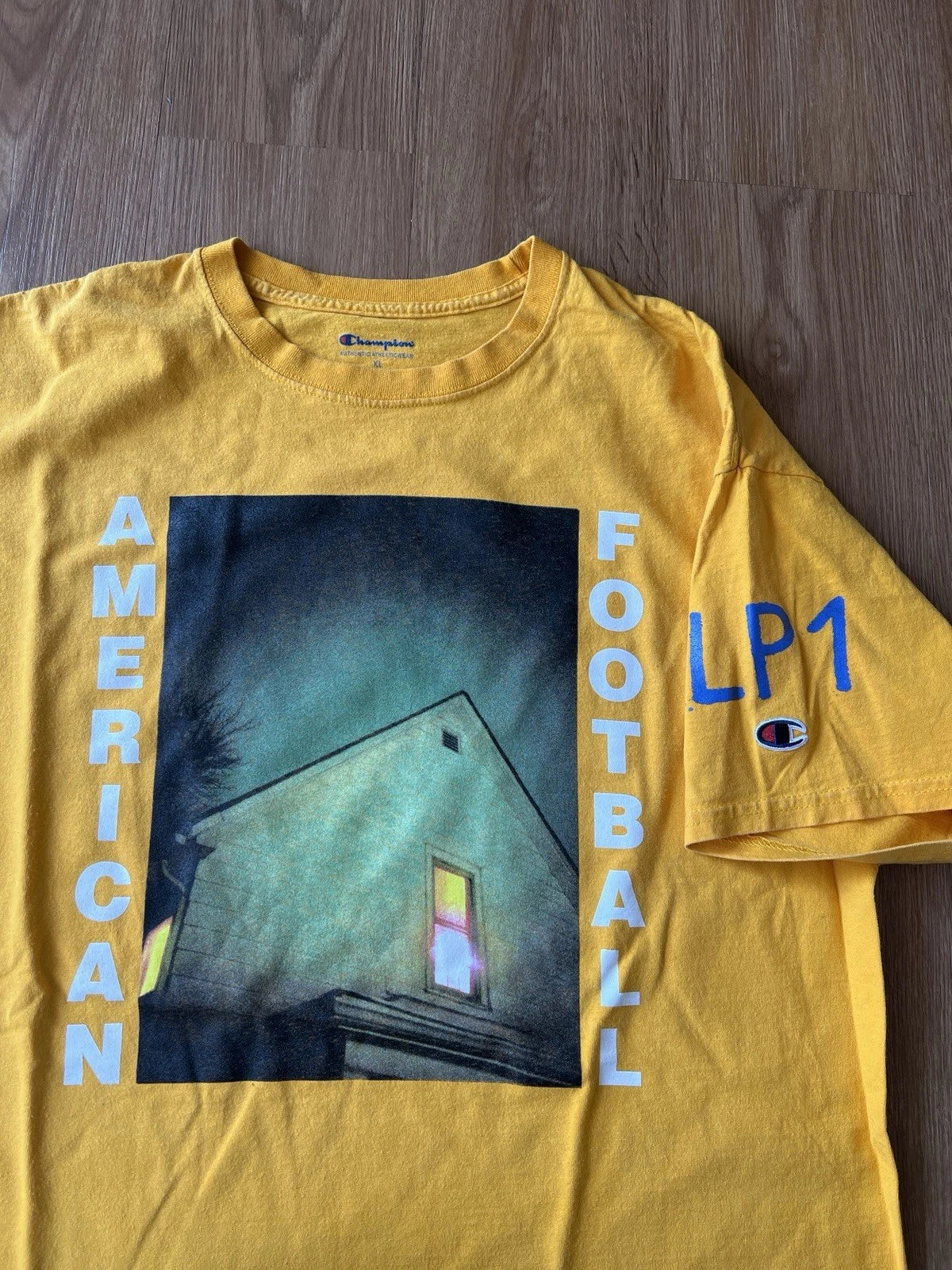American Football LP1 1999 Album Midwest Emo Rare Tshirt