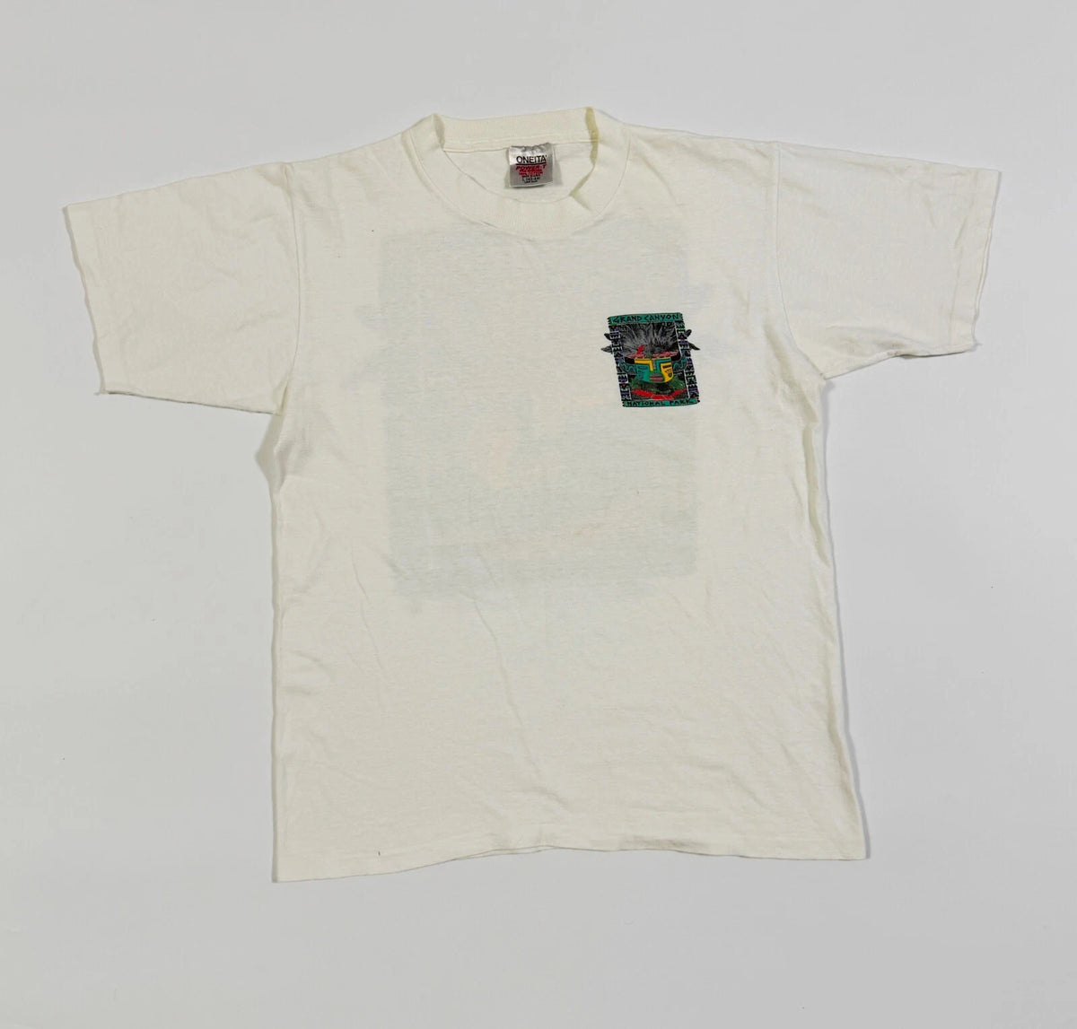VINTAGE 1990S GRAND CANYON USA NATIONAL PARK HOPI INDIANS SHIRT ONEITA SIZE L