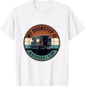 Men's My Doorstep Is Wherever I Stop Retro Van Life Road Trip T-Shirt