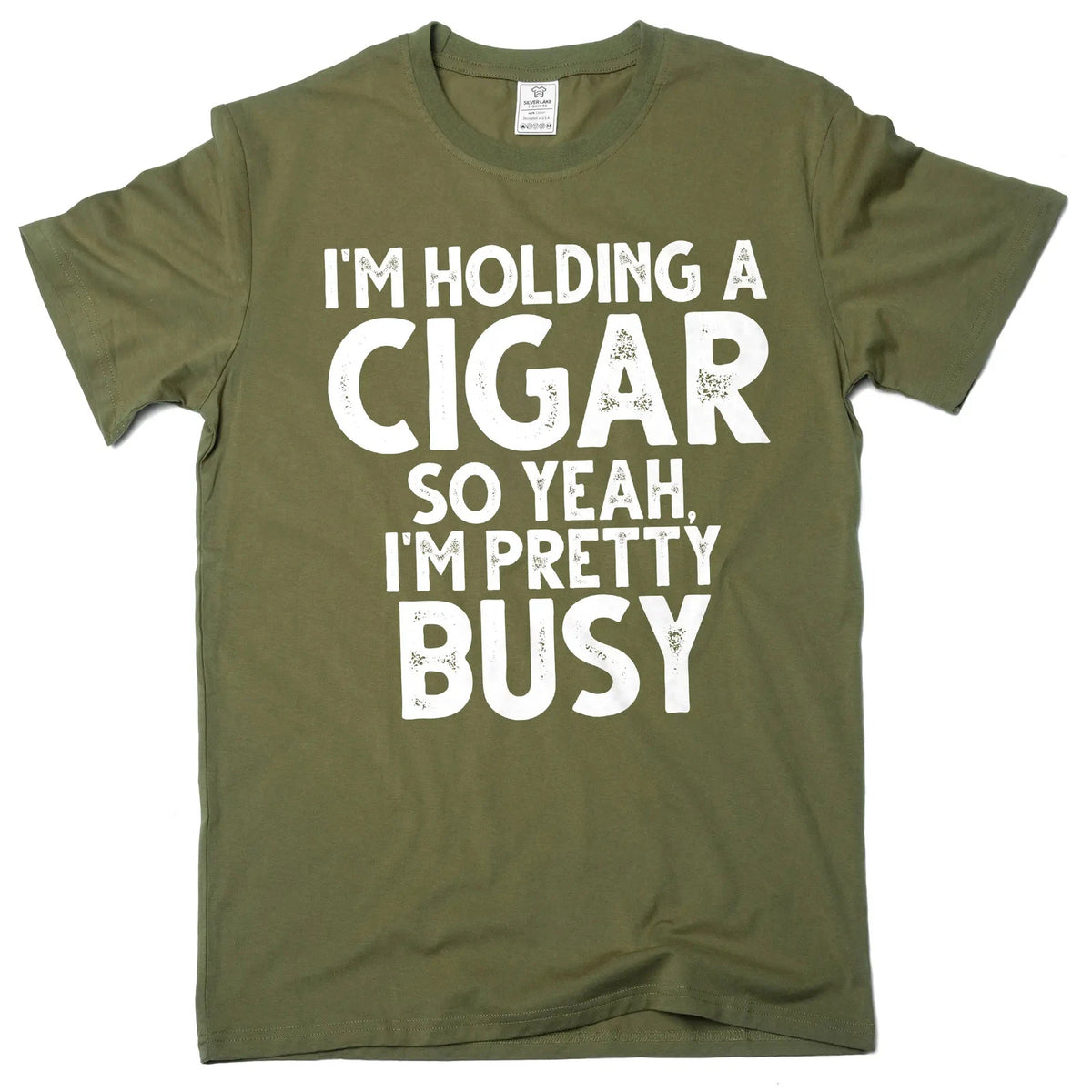 men's funny papa dad sarcastic I am holding cigar procrastination Tee Shirt