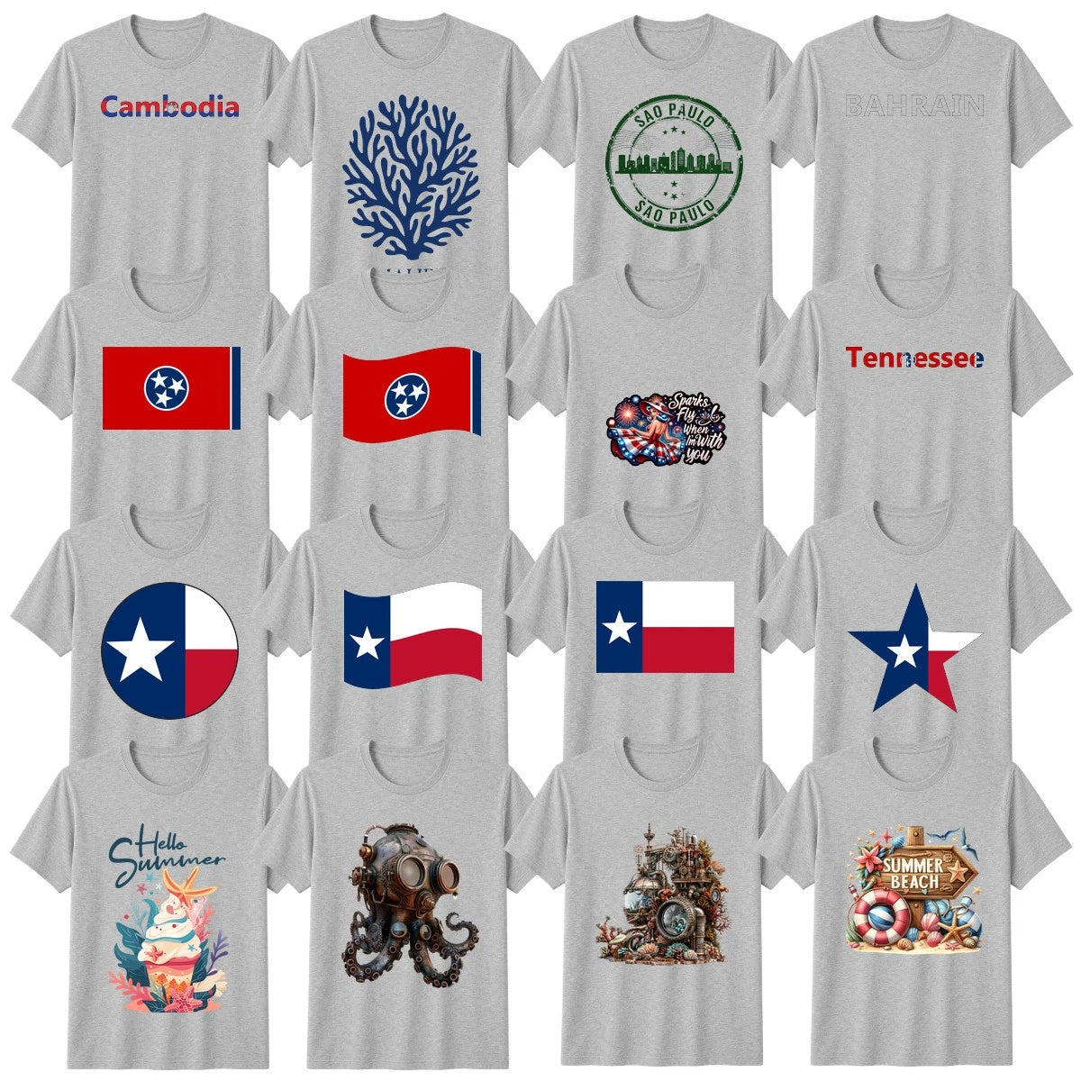Patriotic Sports Travel T-Shirt American Football Birthday Gift