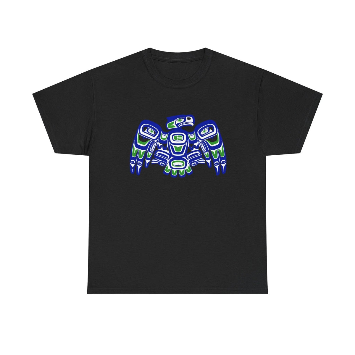 PNW Indigenous-Inspired Seahawks Tee | Native Art Football Shirt