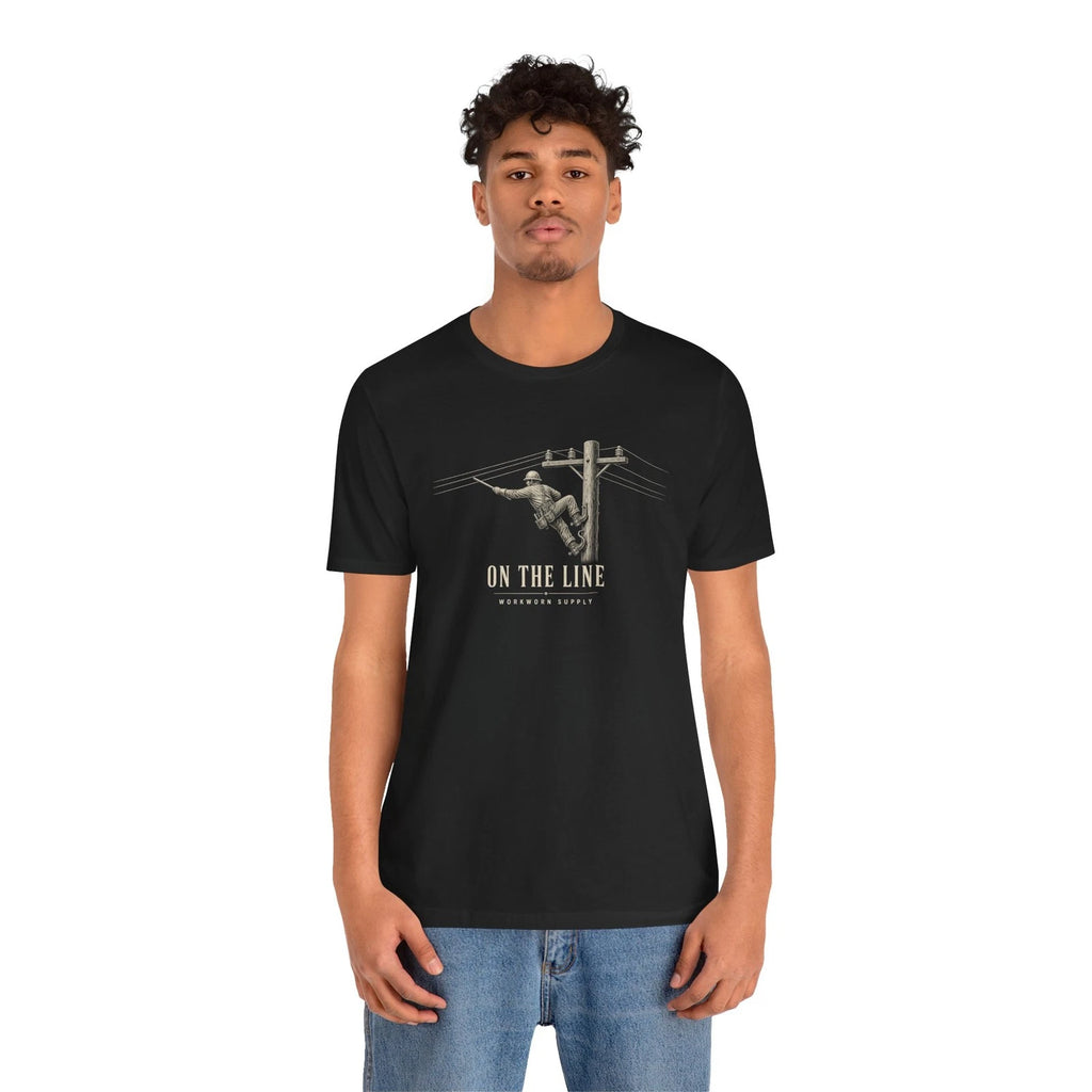 Lineman Shirt Power Lineman Gift Journeyman Lineworker Utility Pole T-Shirt