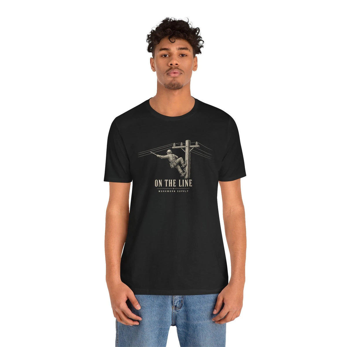 Lineman Shirt Power Lineman Gift Journeyman Lineworker Utility Pole T-Shirt