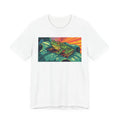 Frog Sunset Graphic Tee — Vibrant Tropical Frog Shirt